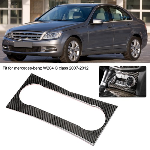 Car Carbon Fiber Air Condition Panel Cover Trim Speziell Für - Afbeelding 6 van 9