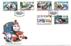 Topical "Cartoon Trains" Isle of Man FDC "The Tank Engine & Friends"-See Picture