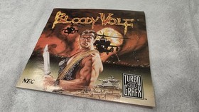 Bloody Wolf (TurboGrafx-16, NEC, 1990) Complete in Case, Works!