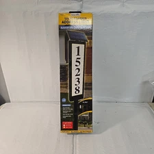 Sensor Brite SBTAL-MC4 Solar Powered Address Light 360° LED House Number Sign