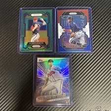 ⚾️2024 Prizm Baseball AJ Smith-Shawver RC Green Prizm & Ronald Acuna RWB Braves