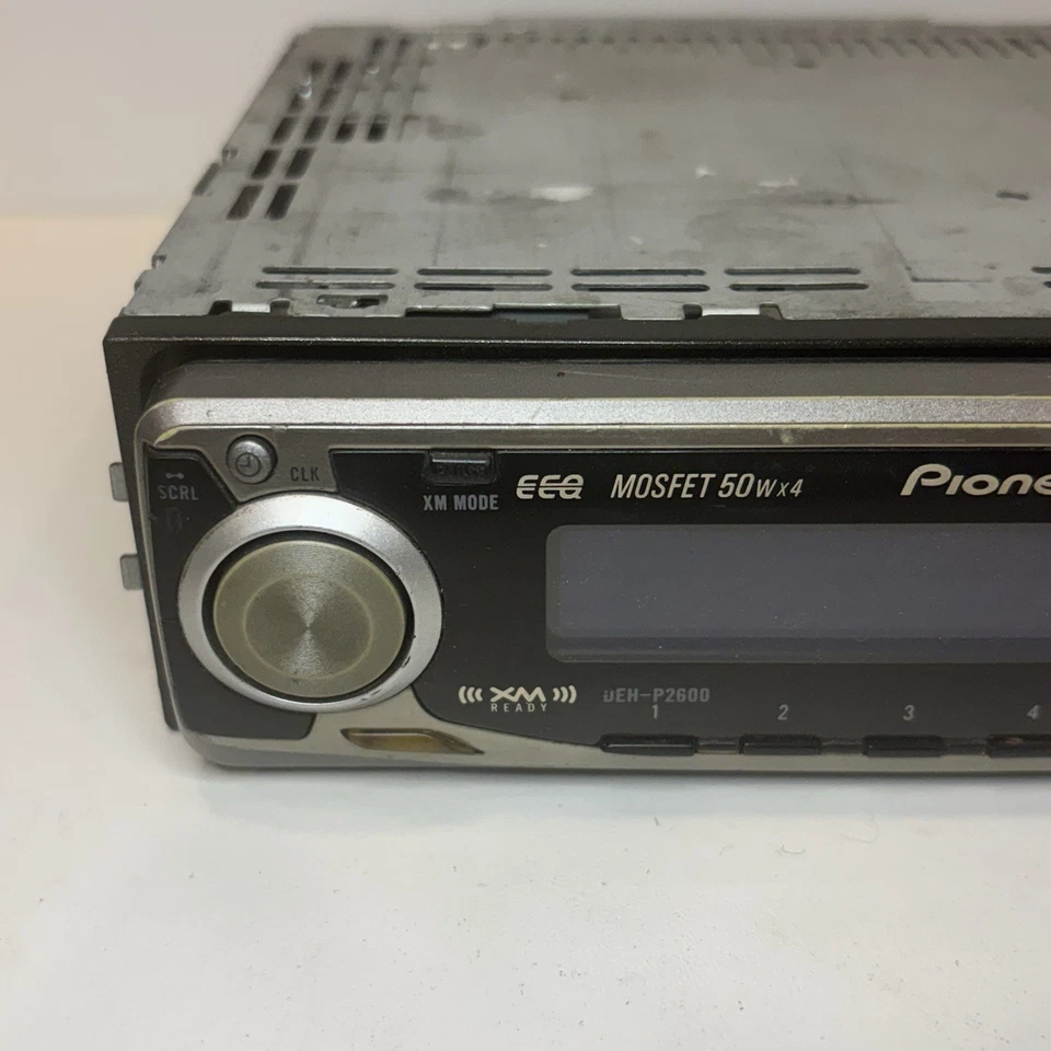 Pioneer DEH-P2600 Car Radio CD Player MOSFET 50wx4 Super Tuner III D *As Is* - Image 2 of 4