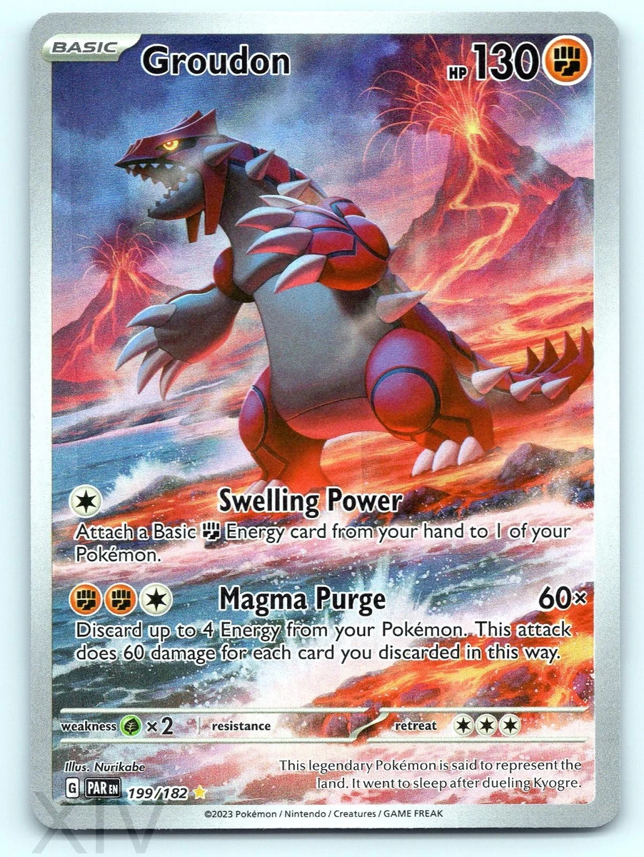 お得です Pokémon TCG Groudon Paradox Rift 093/182 Reverse Holo Rare | eBay