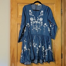 Goodnight Macaroon chambray dress Bohemian