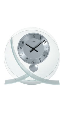 Modern clock with quartz movement from AMS AM T161 NEW