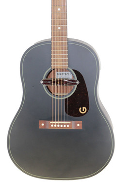 Gretsch Jim Dandy Deltoluxe Dreadnought Acoustic-Electric Guitar Black #R8653