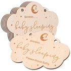  6 Pcs Door Signs for Home Plaque Nursery Hanging Decors Sleeping