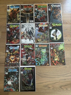 Spawn #3-18 lot of 14 mixed comics VF/NM NM- NM Todd McFarlane 1992 Image Comics