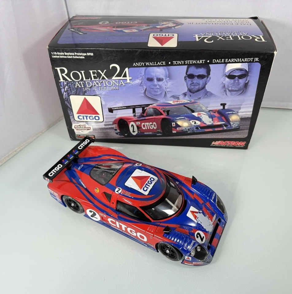 Acción escala 1:18 2004 Dale Earnhardt Jr #2 Citgo Rolex versión de carrera 24 horas, DP03 Foto 2 de 4