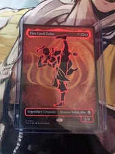 MTG - Fire Lord Zuko (Borderless) (Neon Ink Foil) - Avatar: The Last Airbender