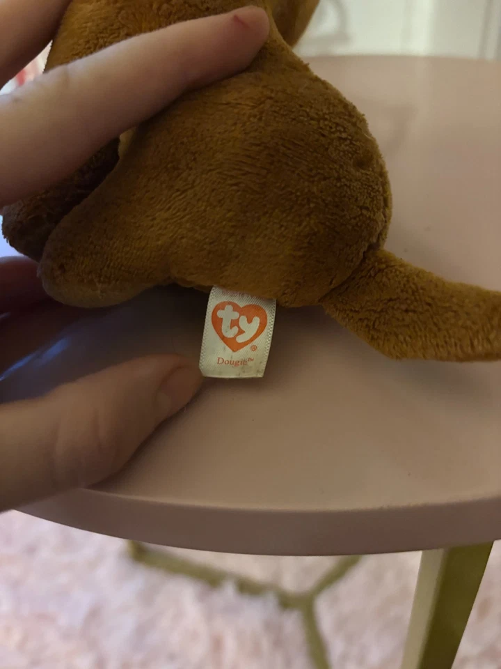 Dougie the sausage dog TY Beanie Boo - brown - good condition - medium size 13in - image 3 of 3