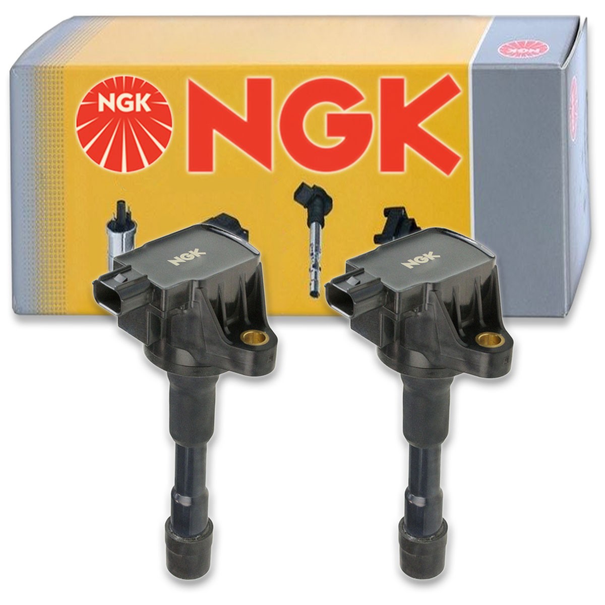 2 pc NGK 48752 U5239 Ignition Coils for UF628 UF-676 UF-628 IGC0080 IC779 ib