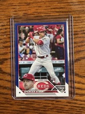 2023 Topps Series 2 Spencer Steer RC Parallel Cincinnati Reds (Royal Blue)