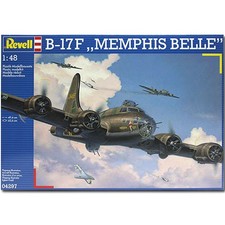 Image of REVELL B-17F Memphis Belle 1:48 Aircraft Model Kit - 04297