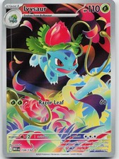 Ivysaur 134/132 Illustration Rare Mega Evolution Holo Near Mint