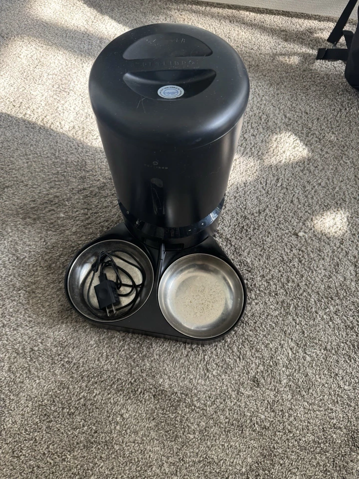 Petlibro PLAF103 Negro 5L Doble Bandeja de Alimentos Granero Alimentador Automático para Mascotas Foto 2 de 2