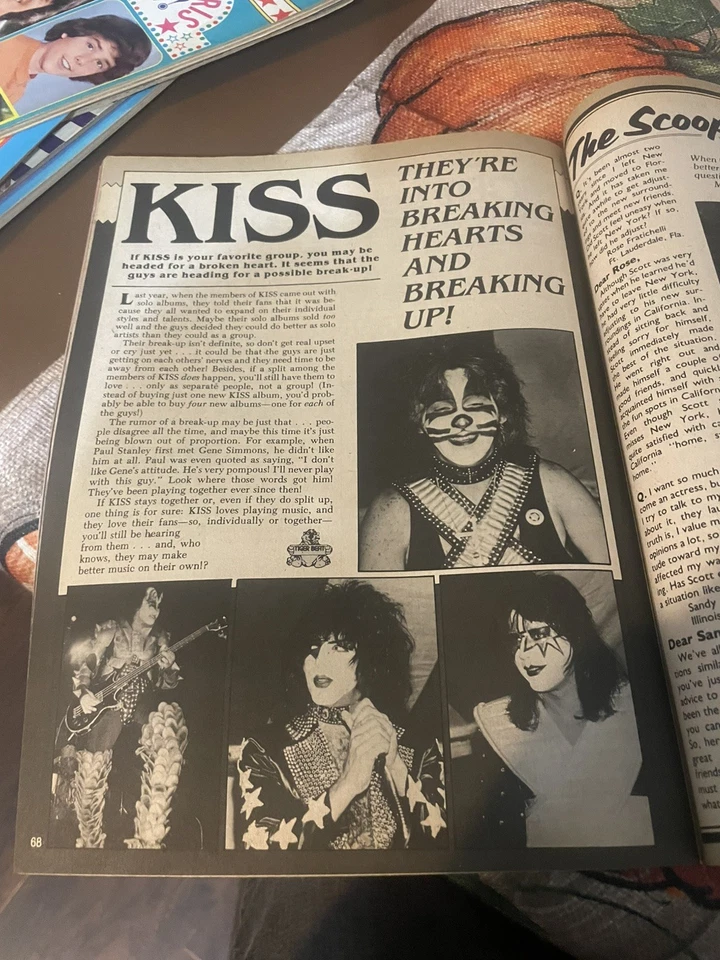 Tiger Beat Magazine June 1980 KISS Ted Nugent Rex Smith Foto 4 de 4