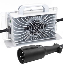 48V 15AMP Waterproof Battery Charger for 48 Volt Club Car Golf Carts