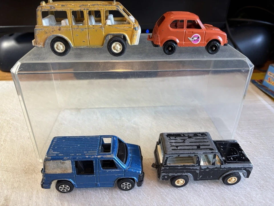4-70-80’s TOOTSIETOYS HONDA CIVIC+RAM VAN 1/43 USADO HECHO EN EE. UU. 3-4” L-HO Foto 2 de 4