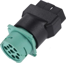 1 Pcs Type2 16Pin OBD Male to 9Pin J1939 Female Adapter Diagnostic Device... 