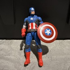 Figura Completa Capitán América Marvel Ahora Marvel Legends Mandroid BAF Wave