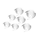 7 Stück Wandaufkleber, Spiegel-Wandaufkleber, 3D-Wandaufkleber, zum Abziehen