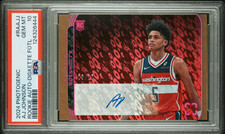 2024-25 Panini Photogenic AJ Johnson Rookie Auto FOTL Diskette /17 PSA 10 RC