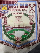 westham united Honors signed plaque 