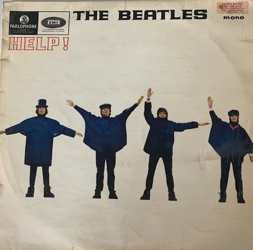 THE BEATLES-HELP, SOUTH AFRICA ORIGINAL LP, 1ST PRESSING, RARE PROMO STICKER