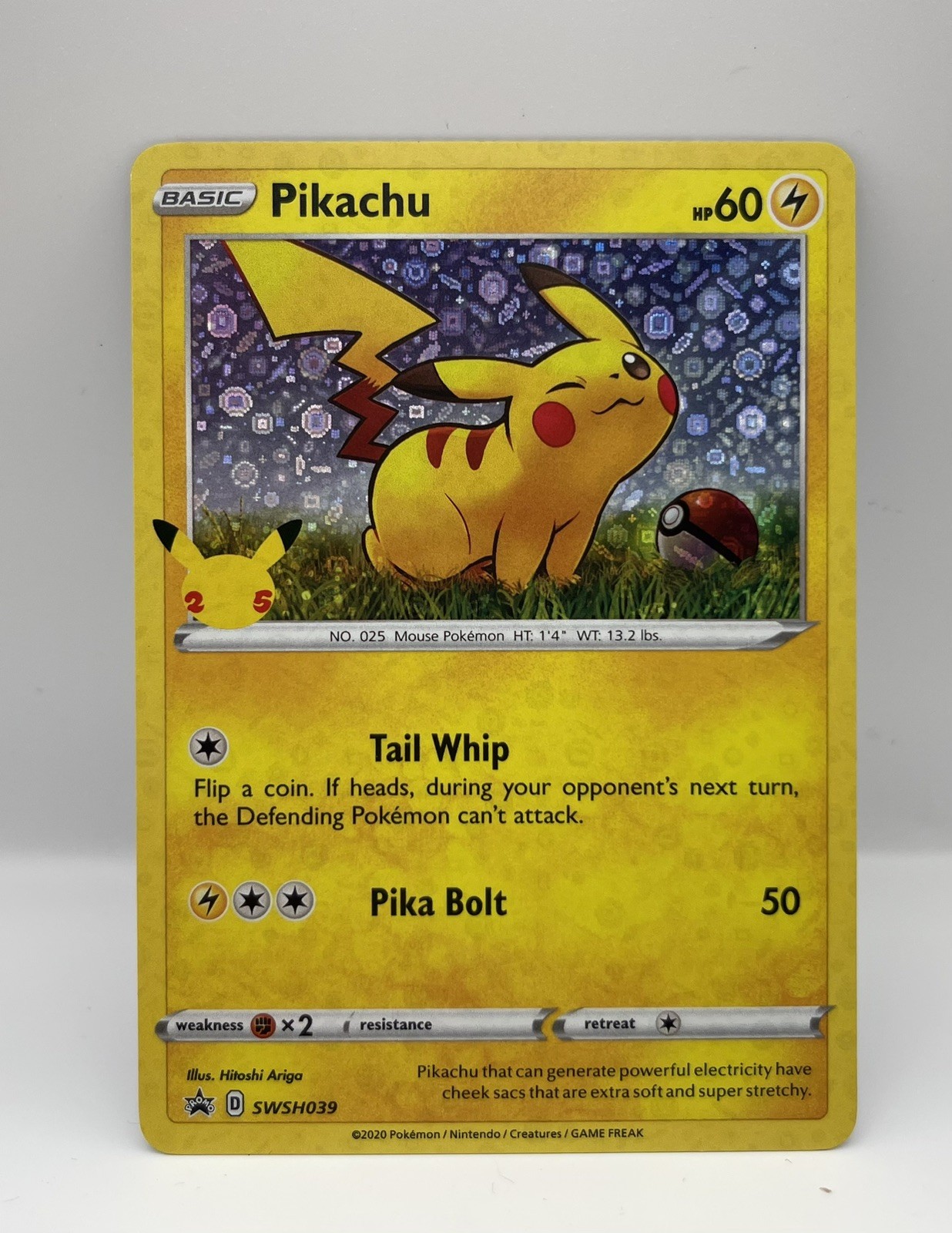 Pikachu 2020 Sword & Shield: Black Star Promo #SWSH039 General