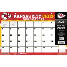 Turner Licensing,  NFL Kansas City Chiefs 2026 Desk Pad