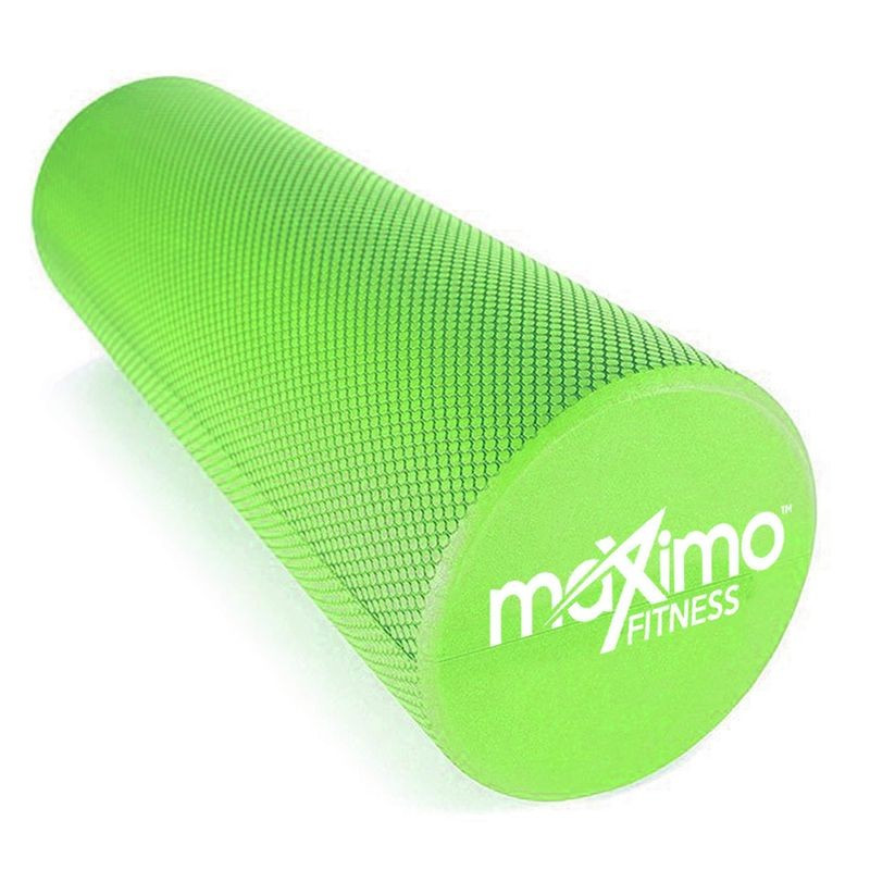 Rodillo de fascia Máximo Fitness para columna vertebral y espalda, piernas, brazos - masaje medio duro