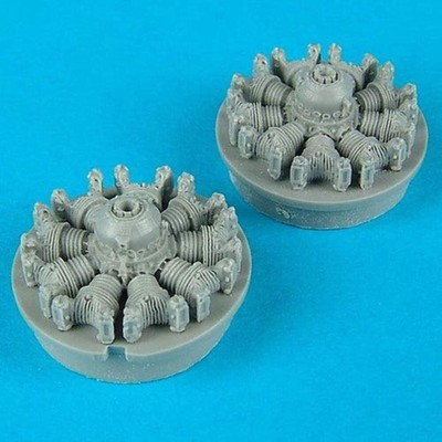 Quickboost (by Aires) 72059 1:72 Grumman S-2F-1 Tracker Motoren