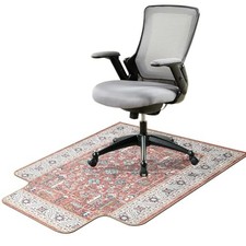 Office Chair Mat for Hardwood and Tile Floors, Under Desk Chair 36" X 48" Brown