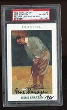 Gene Sarazen 1992 Mueller Golf's Greatest Signed Auto PSA/DNA Masters