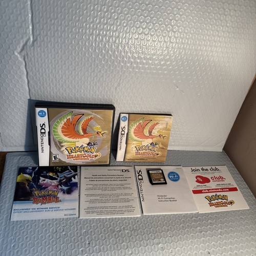 Pokemon Versión HeartGold (Nintendo DS, 2010) Auténtico Completo Probado en Caja Original - Imagen 2 de 15