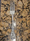 Gorham Sterling Silver Serving Fork Ornate Pattern