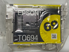 GENUINE Epson 69 T0694 Yellow Ink Cartridge for Stylus NX105 NX110 NX115 NX215