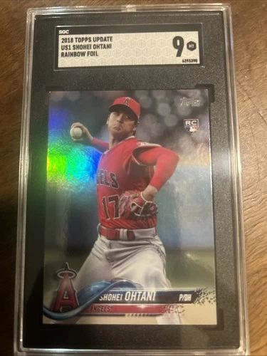 2018 Topps Update Series - Shohei Ohtani #US1 Rainbow Foil (RC)