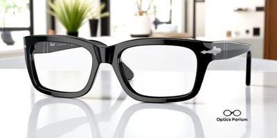 PERSOL PO3301V 95 Black Demo Lens 54 mm Unisex Eyeglasses