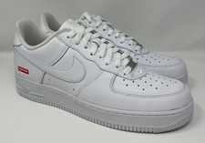 Nike Air Force 1 Low Supreme White CU9225-100 Men's Size 10.5