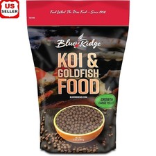 Premium Koi Goldfish Food 2lb Floating Pellets Growth Formula Ponds Nutrition US