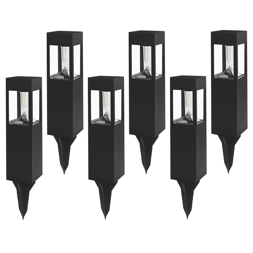 Luces LED de camino solar Westinghouse 30 lúmenes, paquete de 6 Foto 2 de 4