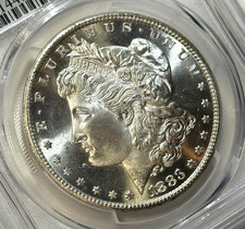 PCGS Certified MS 65 Graded 1883 Year Morgan US Dollars (1878-1921