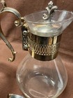FB Rogers Silver Coffee Carafe Pot w/ Candle Warmer Base Glass Tea — photo 10
