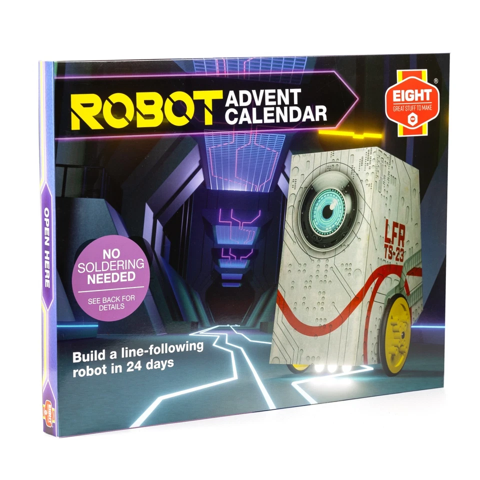 EIGHT Advent Calendar Kit - Build Your Own Robot (NEW) - Image 2 of 4