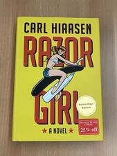 2016 Razor Girl by Carl Hiaasen Signed 1st Edition Hardcover Book