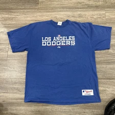 Vintage Majestic MLB Authentic Collection Los Angeles Dodgers T-shirt Men Sz XL