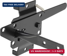 Self-Locking Gate Latch Heavy Duty for Wooden Fence, Post Mount Automatic Gravit