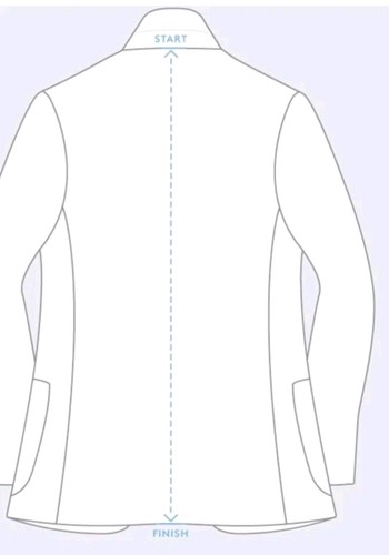 Custom Tailored Full Canvas Blazer 40L Silk Cashmere Wool Dual Vent Trussini - Picture 24 of 24